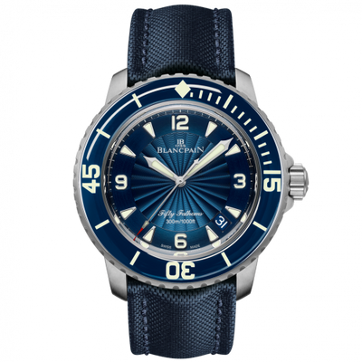 Uhrenbeweger für Uhr Blancpain Fifty Fathoms Fifty Fathoms Automatique Stainless Steel / Blue / Blue Canvas