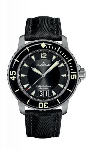Uhrenbeweger für Uhr Blancpain Fifty Fathoms Fifty Fathoms Automatique Grande Date Titanium / Black / Black Canvas