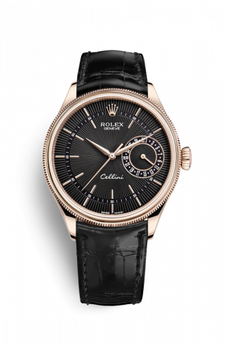 Remontoir à montres pour montre Rolex Cellini Cellini Date Everose / Noire / Alligator