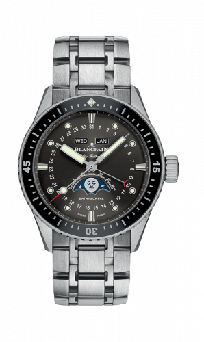 Uhrenbeweger für Uhr Blancpain Fifty Fathoms Fifty Fathoms Bathygraphe Quantième Complet Black / Grey / Stainless Steel