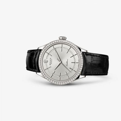 Remontoir à montres pour montre Rolex Cellini Cellini Time Or Blanc Diamond Rhodium