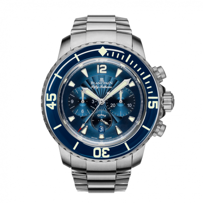 Uhrenbeweger für Uhr Blancpain Fifty Fathoms Fifty Fathoms Chronographe Flyback Stainless Steel / Bue / Bracelet