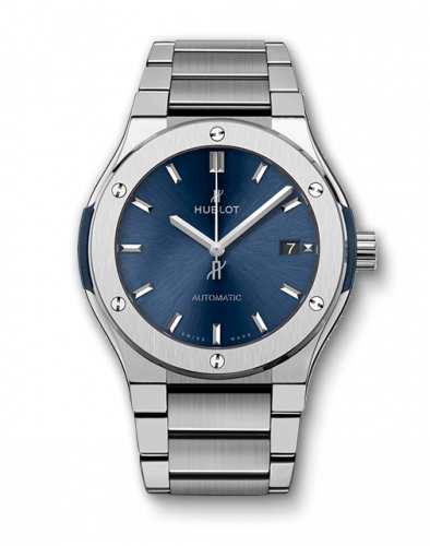 Remontoir à montres pour montre Hublot Classic Fusion Classic Fusion 45 Titanium / Bleu / Bracelet