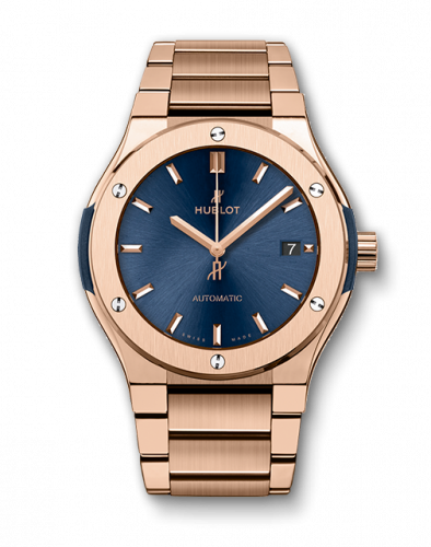 Remontoir à montres pour montre Hublot Classic Fusion Classic Fusion 45 King Or / Bleu / Bracelet