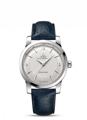 Watch Winder for watch Omega Museum Collection Seamaster 1948 Central Seconds Stainless Steel / Silver / Leather