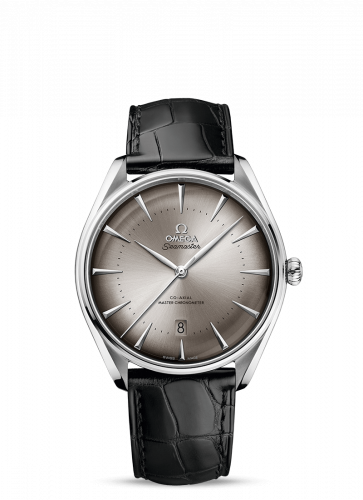 Watch Winder for watch Omega Seamaster Seamaster Master Co-Axial 39.5 New York Edition Stainless Steel / Grey / Alligator