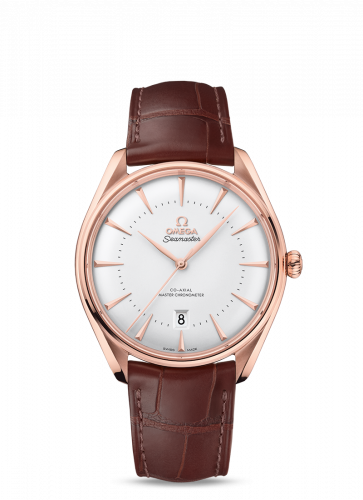 Watch Winder for watch Omega Seamaster Seamaster Master Co-Axial 39.5 Edizione Venezia Sedna Gold / Silver / Alligator