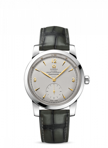 Watch Winder for watch Omega Museum Collection Seamaster 1948 Small Seconds Platinum / Silver / Alligator