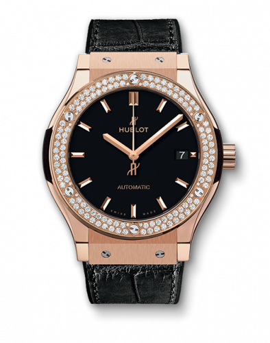 Remontoir à montres pour montre Hublot Classic Fusion Classic Fusion 45 King Or / Diamonds / Noire