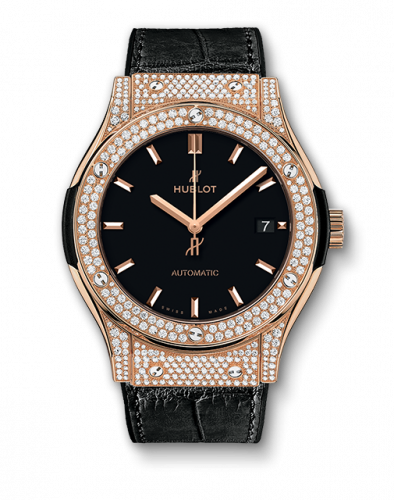 Remontoir à montres pour montre Hublot Classic Fusion Classic Fusion 45 King Or / Pavé / Noire