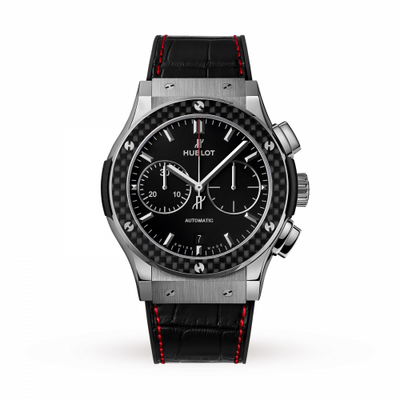 Remontoir à montres pour montre Hublot Classic Fusion Classic Fusion 45 Chronograph Titanium / Noire / Watches of Switzerland