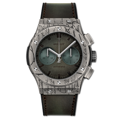 Remontoir à montres pour montre Hublot Classic Fusion Classic Fusion 45 Chronograph Berluti Cold Marron
