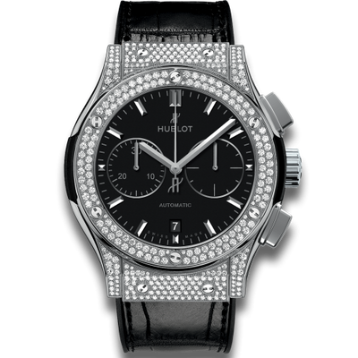 Remontoir à montres pour montre Hublot Classic Fusion Classic Fusion 45 Chronograph Titanium / Pavé