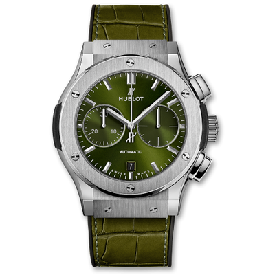 Remontoir à montres pour montre Hublot Classic Fusion Classic Fusion 45 Chronograph Titanium / Verte