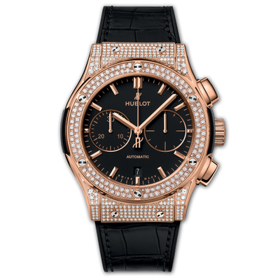 Remontoir à montres pour montre Hublot Classic Fusion Classic Fusion 45 Chronograph King Or / Pavé