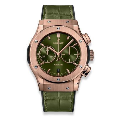 Remontoir à montres pour montre Hublot Classic Fusion Classic Fusion 45 Chronograph King Or / Verte