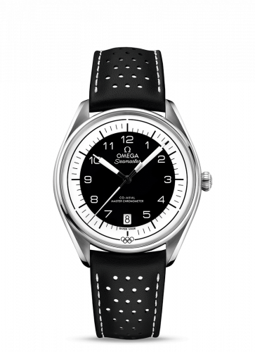 Watch Winder for watch Omega Seamaster Seamaster Master Co-Axial 39.5 Olympic Timekeeper Stainless Steel / Black / Black