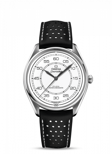 Watch Winder for watch Omega Seamaster Seamaster Master Co-Axial 39.5 Olympic Timekeeper Stainless Steel / White / Black