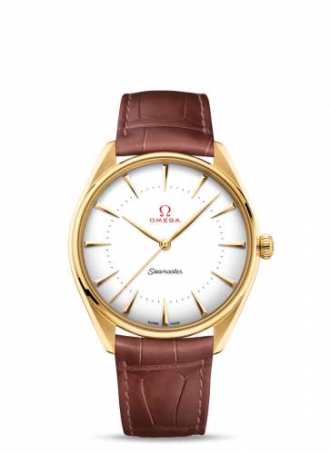 Watch Winder for watch Omega Seamaster Seamaster Master Co-Axial 39.5 Olympic Games Gold Yellow Gold / Enamel / Alligator