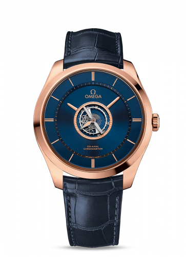 Watch Winder for watch Omega Trésor De Ville Trésor Tourbillon Sedna Gold / Blue