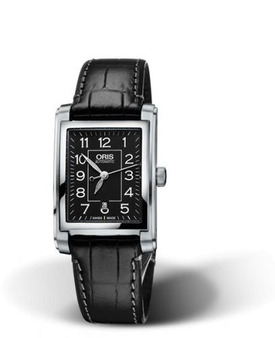 Watch Winder for watch Oris Rectangular Rectangular Date 24.5 Stainless Steel / Black - Arabic