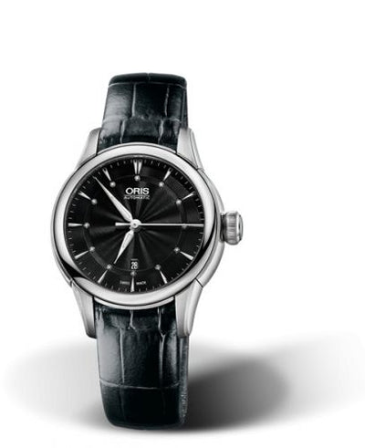 Watch Winder for watch Oris Artelier Artelier Date Diamonds 31 Stainless Steel / Black