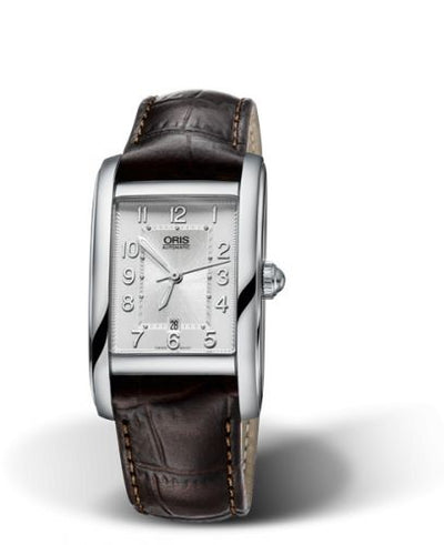 Watch Winder for watch Oris Rectangular Rectangular Date 25 Stainless Steel / Silver - Arabic