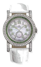 Watch Winder for watch Omega Museum Collection Museum Collection N° 1 "Pilots 1938" Aquarella Tsavorite