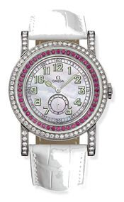 Watch Winder for watch Omega Museum Collection Museum Collection N° 1 "Pilots 1938" Aquarella Pink Sapphires