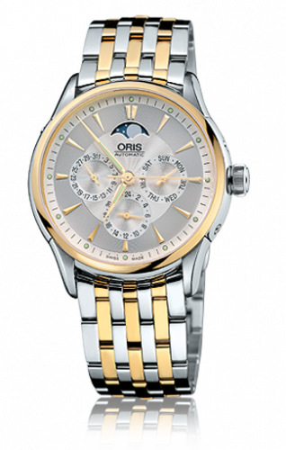 Watch Winder for watch Oris Artelier Artelier Complication 40 Stainless Steel - Yellow Gold / Silver / Bracelet