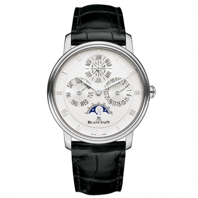 Watch Winder for watch Blancpain Villeret Villeret Quantième Perpétuel White Gold / Opaline