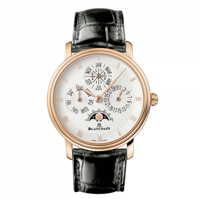 Watch Winder for watch Blancpain Villeret Villeret Quantième Perpétuel Red Gold / Opaline