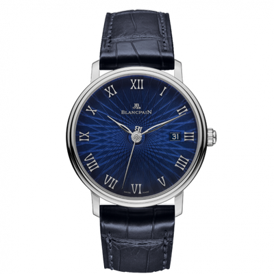 Watch Winder for watch Blancpain Villeret Villeret Ultraplate Automatique White Gold / Flinqué