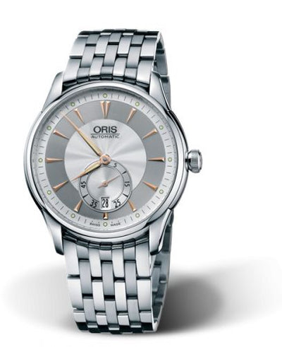 Watch Winder for watch Oris Artelier Artelier Small Second Date 40 Stainless Steel / Silver / Bracelet