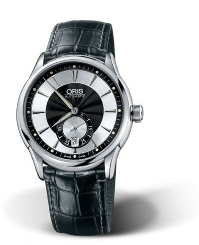 Watch Winder for watch Oris Artelier Artelier Small Second Date 40 Stainless Steel / Black - Silver