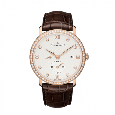 Watch Winder for watch Blancpain Villeret Villeret Ultraplate Power Reserve Date Red Gold / Opaline / Diamond