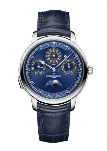 Uhrenbeweger für Uhr Vacheron Constantin Artelier Cabinotiers Special Order Les Cabinotiers Minute Repeater Perpetual Calendar White Gold / Blue