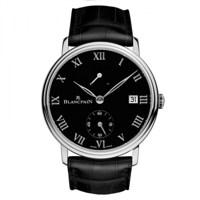 Watch Winder for watch Blancpain Villeret Villeret 8 Jours Manuelle Platinum / Black Enamel