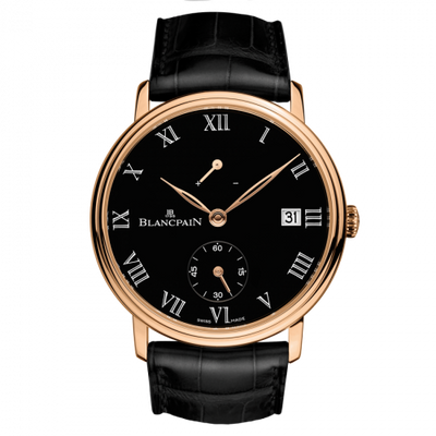 Watch Winder for watch Blancpain Villeret Villeret 8 Jours Manuelle Red Gold / Black Enamel