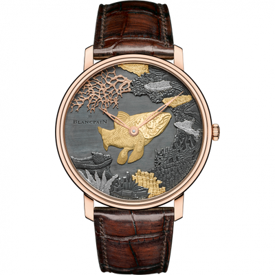 Watch Winder for watch Blancpain Villeret Villeret Manuelle Piece Unique Shakudō Pine Tree