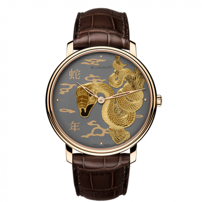 Watch Winder for watch Blancpain Villeret Villeret Manuelle Piece Unique Damasquinée Snake