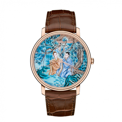 Watch Winder for watch Blancpain Villeret Villeret Manuelle Piece Unique Grand Feu Men in Garden