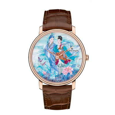 Watch Winder for watch Blancpain Villeret Villeret Manuelle Piece Unique Grand Feu Couple in Field