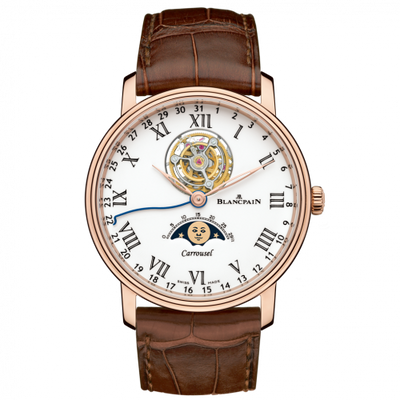 Watch Winder for watch Blancpain Villeret Villeret Carrousel Phase de Lune Red Gold