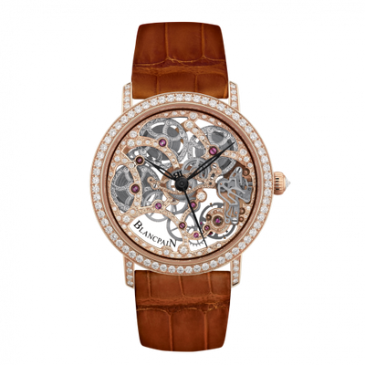 Watch Winder for watch Blancpain Villeret Villeret Squelette 8 Jours Red Gold / Diamond