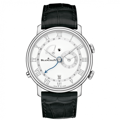 Watch Winder for watch Blancpain Villeret Villeret Réveil GMT Stainless Steel / White