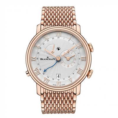 Watch Winder for watch Blancpain Villeret Villeret Réveil GMT Red Gold / Opalin / Bracelet