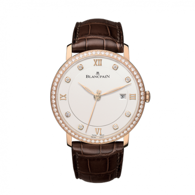 Watch Winder for watch Blancpain Villeret Villeret Ultraplate Automatique 40mm Red Gold / Opalin / Diamond