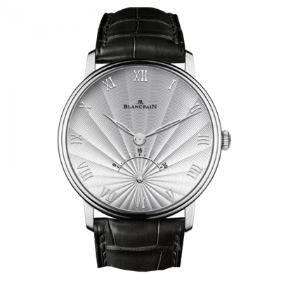 Watch Winder for watch Blancpain Villeret Villeret Ultraplate Seconde Rétrograde White Gold / Opalin Flinqué