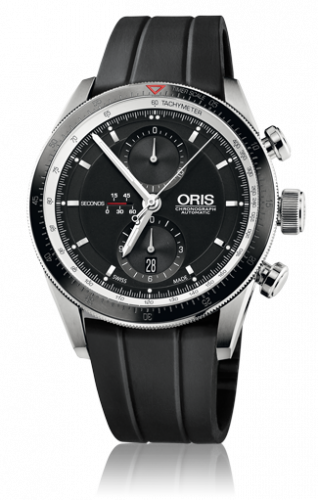 Watch Winder for watch Oris Artix GT Artix GT Chronograph Stainless Steel - Ceramic / Black / Rubber